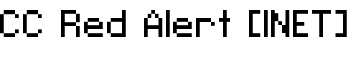 download CC Red Alert [INET] font